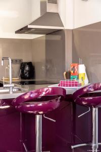 A kitchen or kitchenette at Apartamento - Riba De Sella