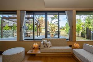 Posezení v ubytování Hokuten no Oka Abashiriko Tsuruga Resort
