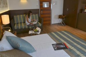 Posteľ alebo postele v izbe v ubytovaní LH Hotel Sirio Venice