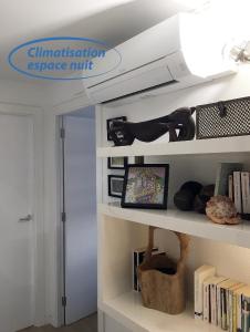 Knihovna v apartmánu
