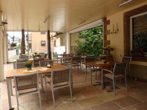 Restaurant ou autre lieu de restauration dans l'établissement Hotellerie Waldesruh