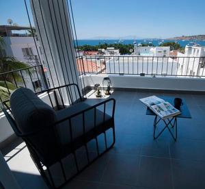 Balkón nebo terasa v ubytování Smart City Bodrum Hotel
