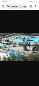 - Vistas a la piscina del complejo en Villapaz2, en Santa Cruz de Tenerife