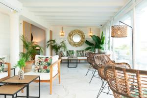 Uma área de estar em Hotel Don Diego
