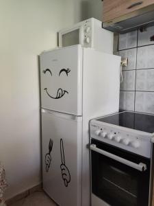 مطبخ أو مطبخ صغير في Agoritsas apartment