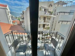 Balkón nebo terasa v ubytování Comfort Apartments Pasha