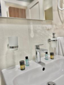 Koupelna v ubytování Comfort Apartments Pasha