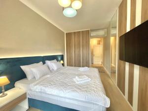Postel nebo postele na pokoji v ubytování Comfort Apartments Pasha
