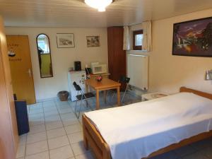Postel nebo postele na pokoji v ubytování B & B Buchhorst 21481