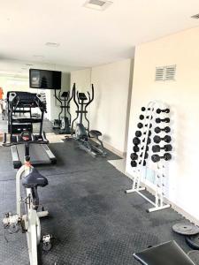 Fitness centrum a/nebo fitness zařízení v ubytování Tigre Centro