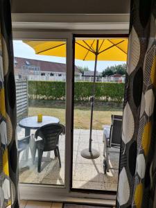 Patio nebo venkovní prostory v ubytování Vacances relax à Bredene