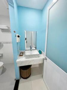 Koupelna v ubytování Bunny - Valentine Hotel - Bui Vien Street
