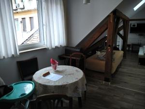 Posezení v ubytování Kisfaludy Sándor Apartman