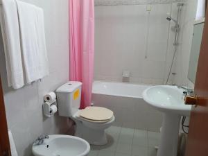 Koupelna v ubytování Hotel Peninsular