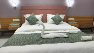 HOTEL AURELLIA客房内的一张或多张床位