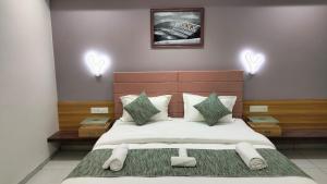 HOTEL AURELLIA客房内的一张或多张床位