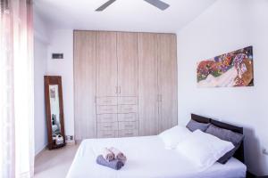 Llit o llits en una habitació de Villa Roubini