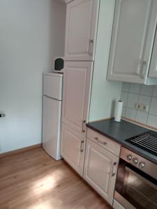 Kuchyň nebo kuchyňský kout v ubytování Ferienwohnung Mülli