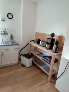 Kuchyň nebo kuchyňský kout v ubytování Ferienwohnung Mülli