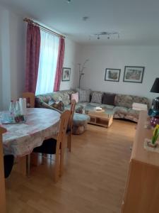 Posezení v ubytování Ferienwohnung Mülli