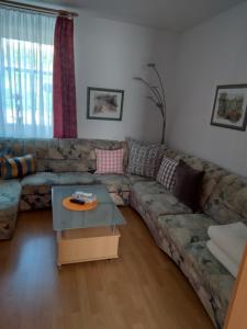 Posezení v ubytování Ferienwohnung Mülli