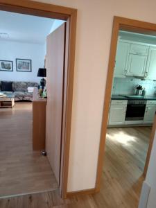Kuchyň nebo kuchyňský kout v ubytování Ferienwohnung Mülli