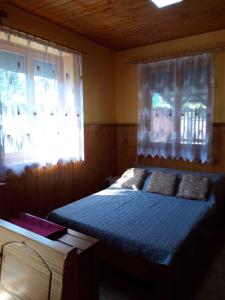 Posteľ alebo postele v izbe v ubytovaní Apartment in Balatonszemes 38456