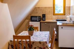 Kuchyňa alebo kuchynka v ubytovaní Apartamenty i pokoje gościnne Wajdówka