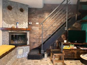 Posezení v ubytování CASA MUPI