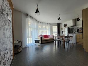 Dapur atau dapur kecil di Appartement Salbris- Parking Gratuit