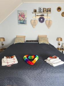 Postel nebo postele na pokoji v ubytování B&B t'Brocantje