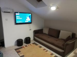 Istumisnurk majutusasutuses Blue Carpet Rooms