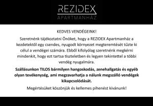 a screenshot of the revision page of the reezez application at Rezidex Apartmanház in Szeged