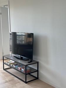 TV a/nebo společenská místnost v ubytování Snäckbacken
