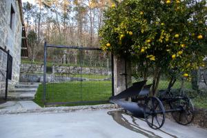 A garden outside A CASA DA MOREIRA - Casa rural en Ponte Maceira