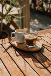 Coffee and tea making facilities at RAW BEACH HOTEL