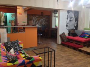 Posezení v ubytování Hostel Loco