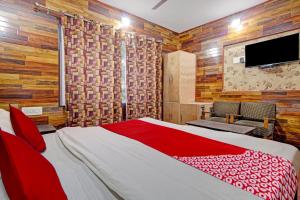 Voodi või voodid majutusasutuse Hotel Ab-i-Hayat toas