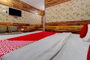 Voodi või voodid majutusasutuse Hotel Ab-i-Hayat toas