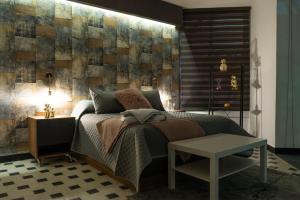 Säng eller sängar i ett rum på Coyoacan - Suite 1 de Lujo en Nápoles Cama Queen Size con Jardín Privado