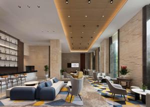 Posezení v ubytování Crowne Plaza Dujiangyan by IHG