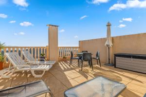 Balkón nebo terasa v ubytování Apartment in Bolnuevo
