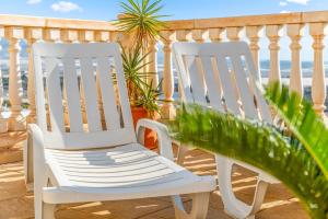 Balkón nebo terasa v ubytování Apartment in Bolnuevo