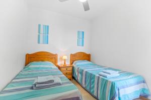Postel nebo postele na pokoji v ubytování Apartment in Bolnuevo