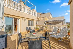 Balkón nebo terasa v ubytování Apartment in Bolnuevo