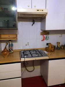 Kuchyň nebo kuchyňský kout v ubytování Monolocale Palombara Sabina