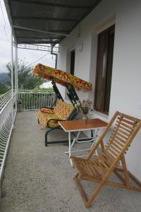 Balkón nebo terasa v ubytování Guest House Nona