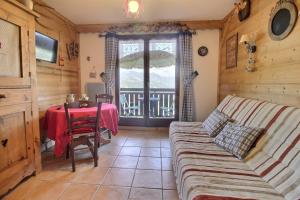 Et opholdsområde på Studio coin nuit style chalet