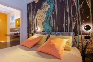 Posteľ alebo postele v izbe v ubytovaní B&B Hole6 + 37 fotografií