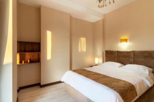 Letto o letti in una camera di Sky by the river